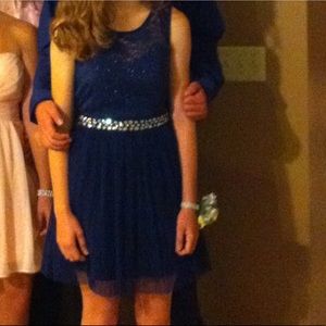 💎 blue homecoming dress 💎